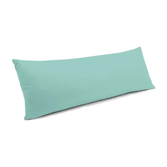 Large Lumbar Pillow in Sunbrella® Canvas – Glacier