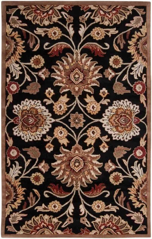 Livabliss Caesar cae-1053 Maroon / Red Clay / Jet Black Rugs