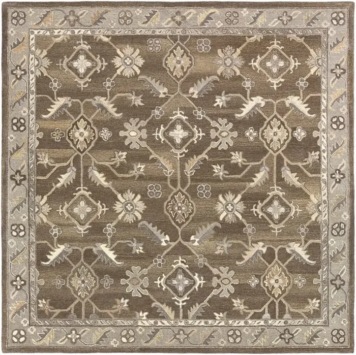 Livabliss Caesar Cae-1200 Dark Brown, Charcoal, Taupe, Khaki Rugs