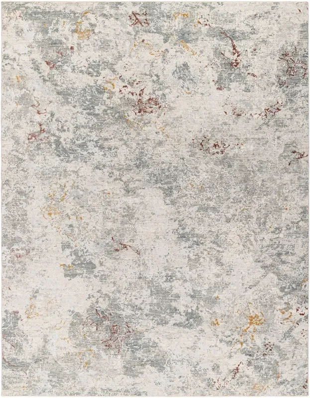 Livabliss Dresden Dre-2316 Light Grey, Warm Grey, Sterling Grey, Metallic – Silver Rug