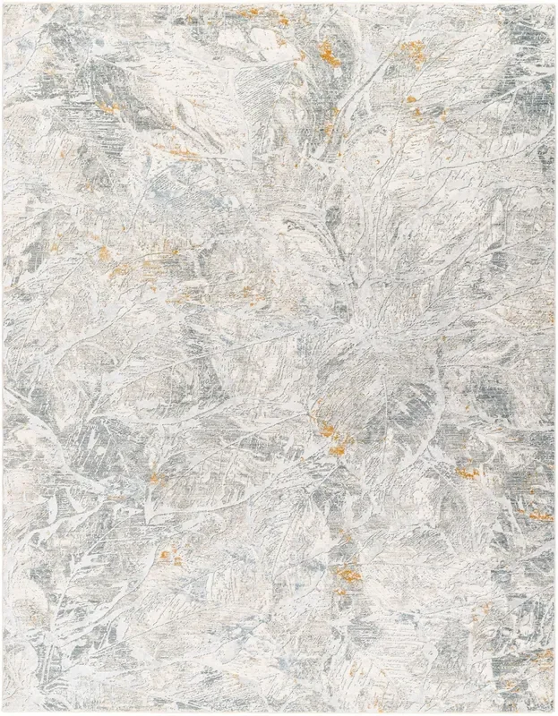 Livabliss Dresden Dre-2317 White, Medium Gray, Light Slate, Gray, Denim, Mustard Rug