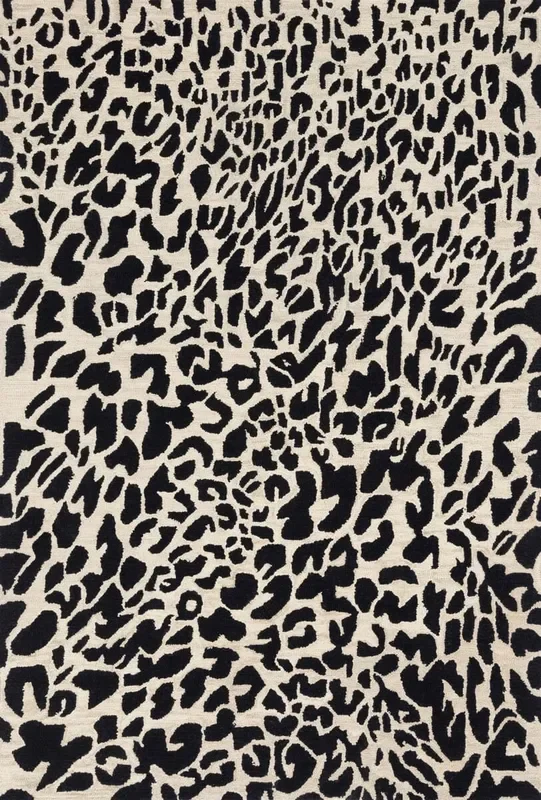Loloi Masai Mas-02 Black / Ivory Rugs