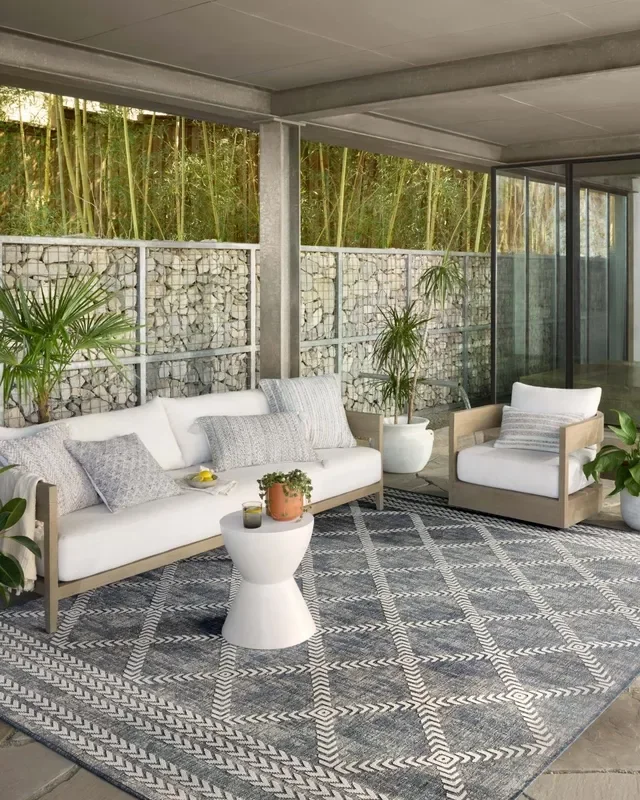 Loloi Rainier Rai-05 Denim/Ivory Rug