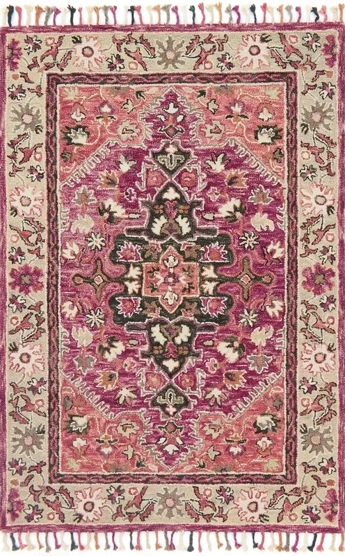 Loloi Zharah Zr-05 Raspberry / Taupe Rugs