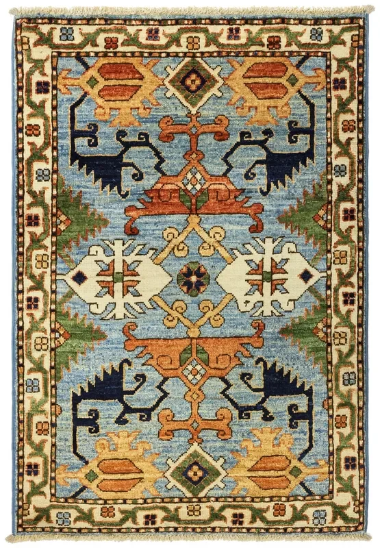 Lotto Handwoven Tribal Rug, J79633