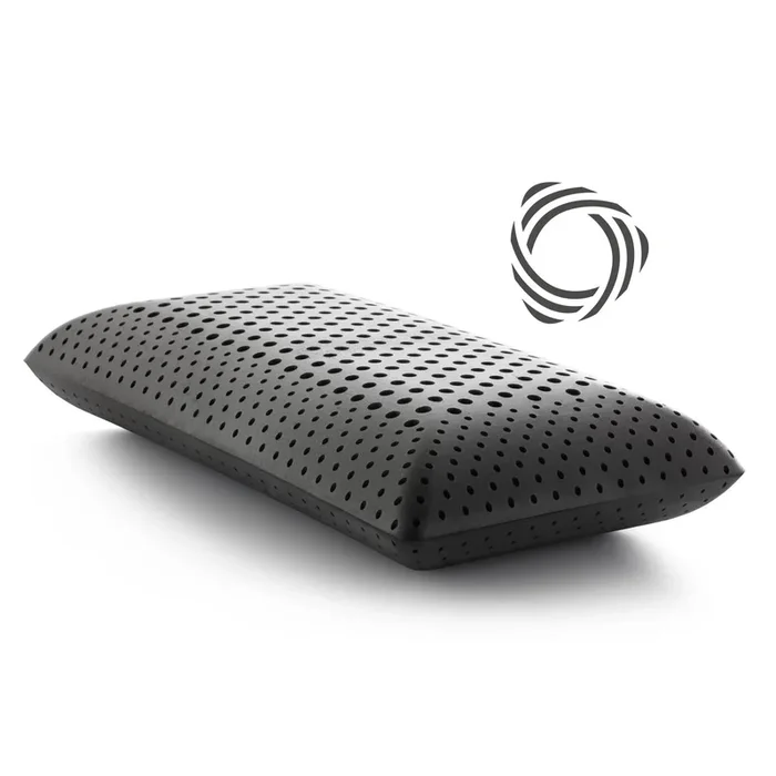 Malouf Zoned ActiveDough + Bamboo Charcoal Queen Bed Pillow ZZQQMPADZB