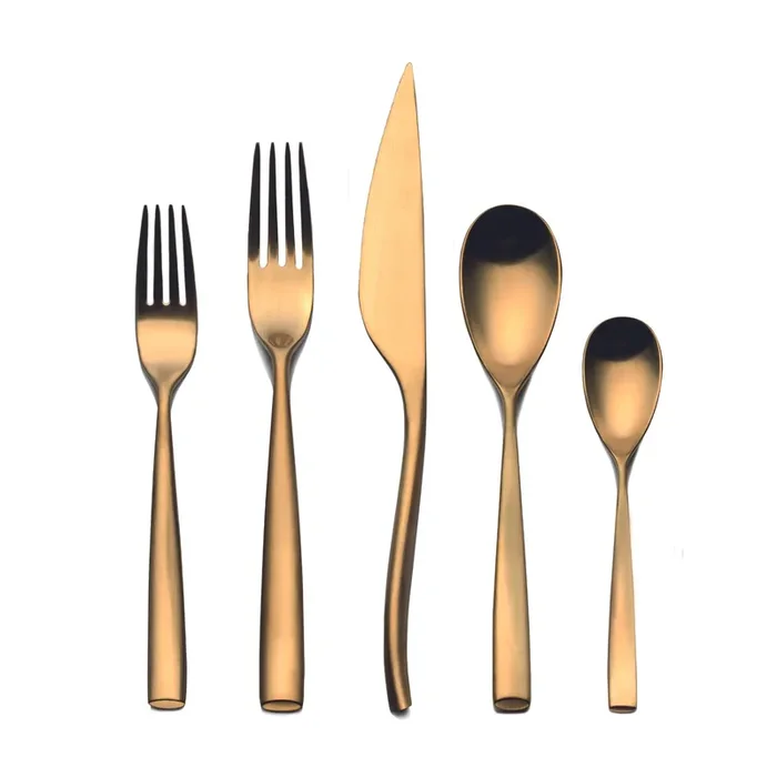 Mepra Arte Ice Flatware Set, Oro