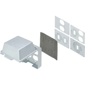 Metal 2 Gang Weatherproof Receptacle Cover