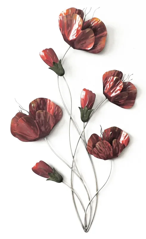 Metal Wall Decor – Red