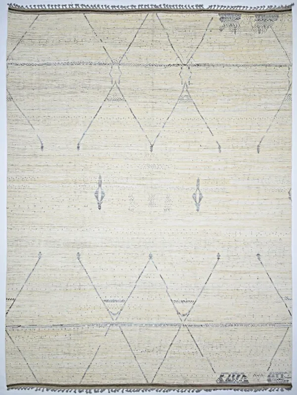 Moroccan Handwoven Tribal Rug, J78310