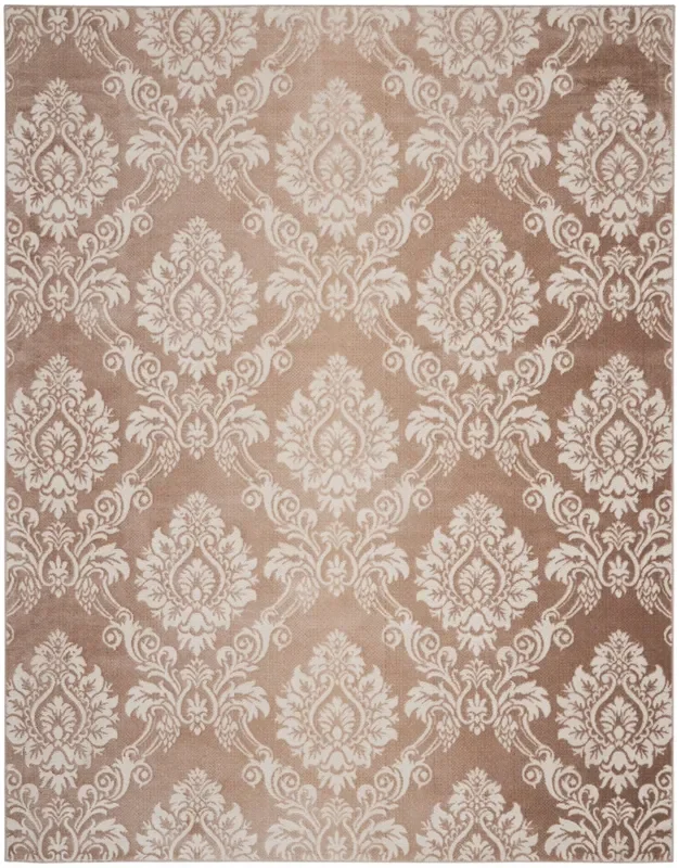 Nourison Elation Etn03 Ivory Mocha Rugs