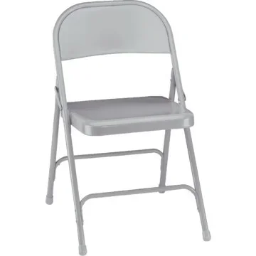 NPSC Gray Steel Folding Chair Package Of 4