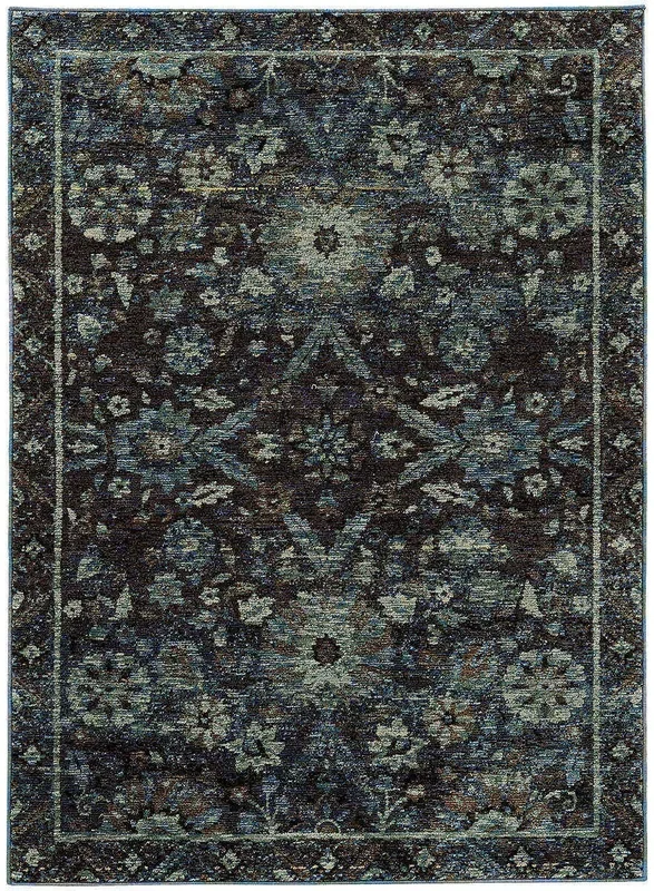 Oriental Weavers Sphinx Andorra 7124A Navy/Blue Rugs