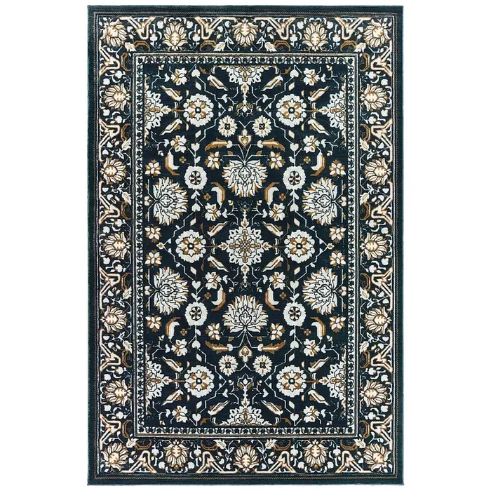 Oriental Weavers Sphinx Bowen 534L Navy / Gold Rugs