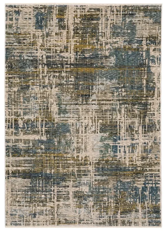 Oriental Weavers Sphinx Hayden Hay05 Blue/ Gold Rug