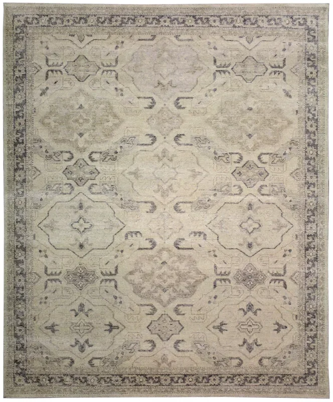 Oushak Handwoven Transitional Rug, J63256