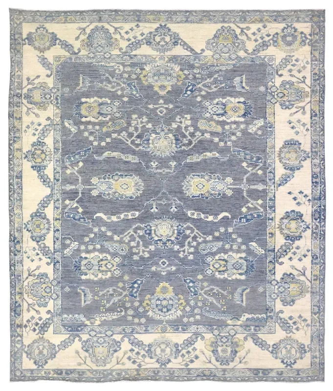Oushak Handwoven Transitional Rug, J64508