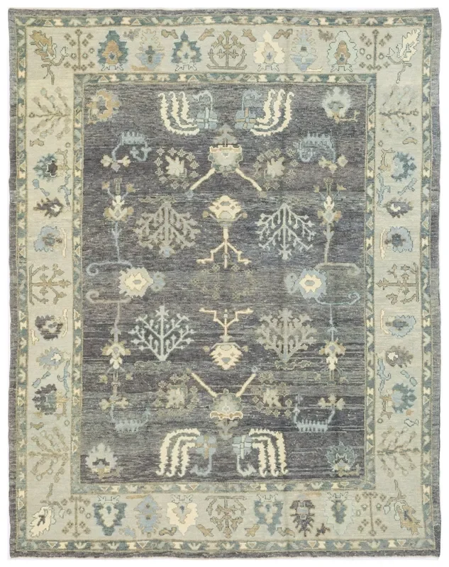 Oushak Handwoven Tribal Rug, J80484