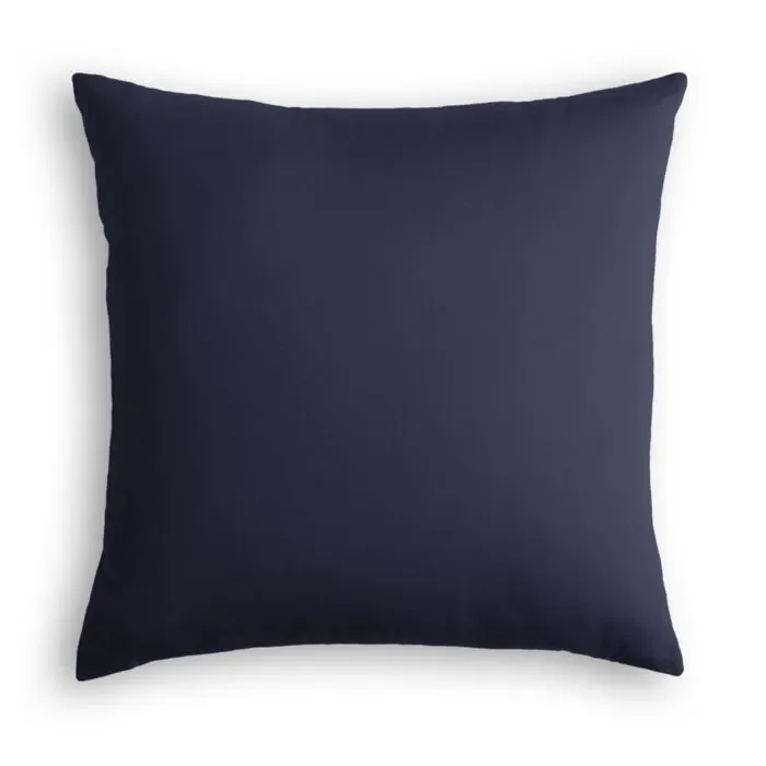 Outdoor Pillow in Sunbrella® Canvas – Navy