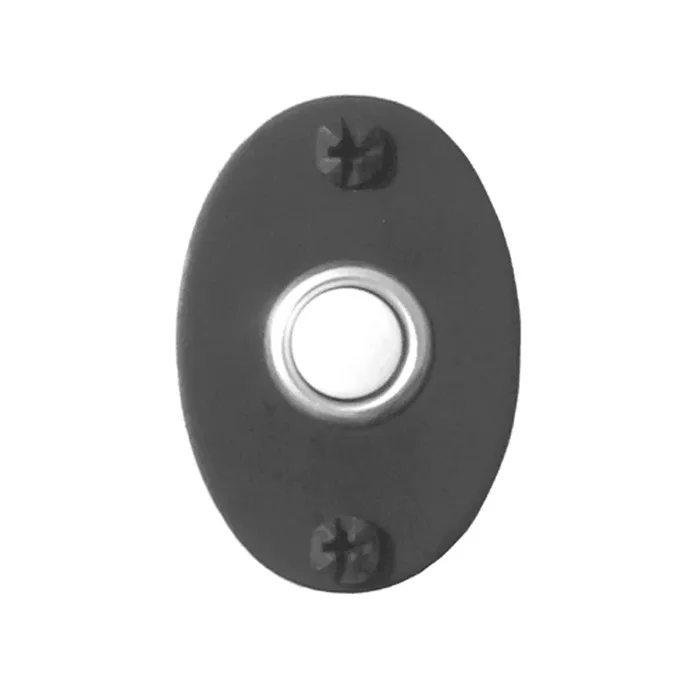 Oval Shape Iron Electric Bell Button