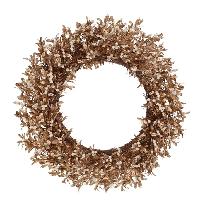 Pearl Mistletoe Christmas Front Door Wreath 30”, Set of 4