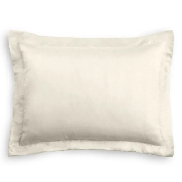 Pillow Sham in Lush Linen – Antique White