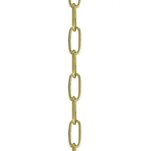 Polished Brass 3′ Standard Decorative Chain