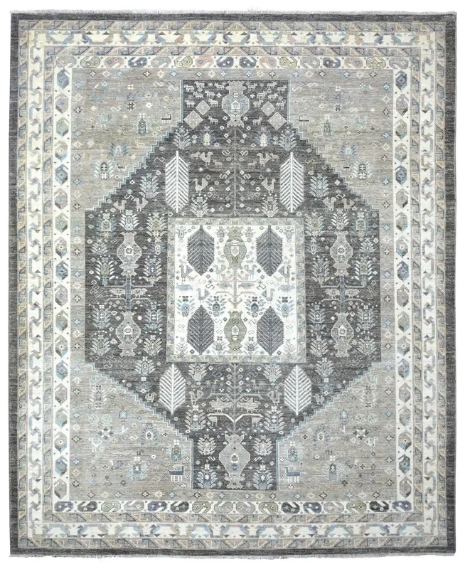 Qashqai Handwoven Tribal Rug, J64157