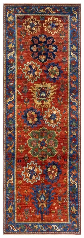 Qashqai Handwoven Tribal Rug, J79835