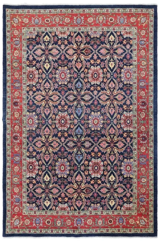 Quatrefoil Bijar Handwoven Traditional Rug, J74754