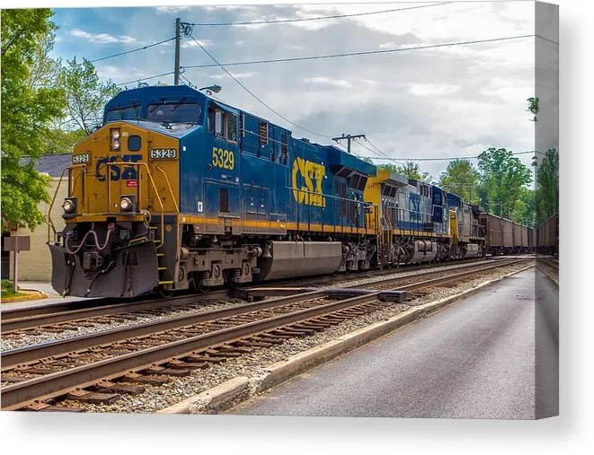 Rolling Through Asland Canvas Print