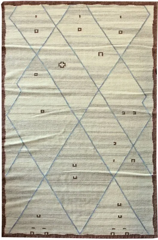 Ruafa Handwoven Contemporary Rug, J27364