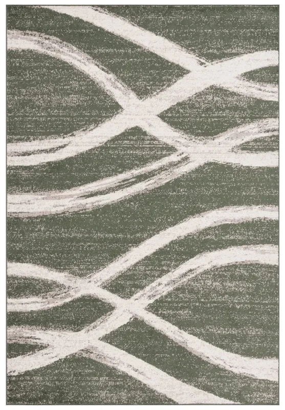 Safavieh Adirondack Adr125Y Dark Green/Ivory Rug
