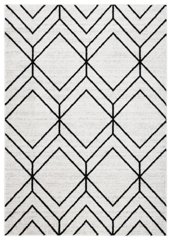 Safavieh Adirondack Adr241F Light Grey/Black Rug