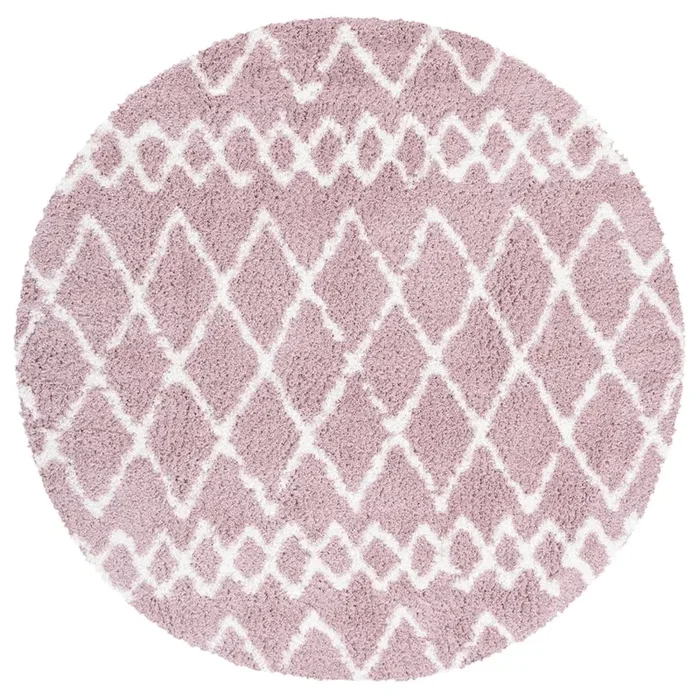 Safavieh Berber Shag Ber165U Light Rose/Ivory Rugs