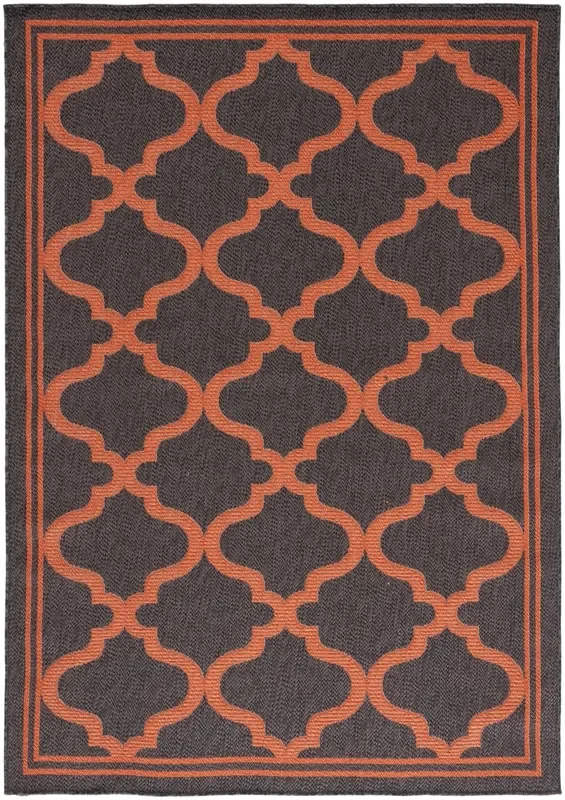 Safavieh Bermuda Bmu810H Charcoal/Rust Rug