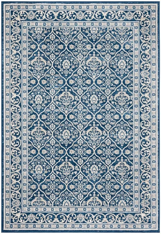 Safavieh Brentwood Bnt870M Navy/Light Grey Rug