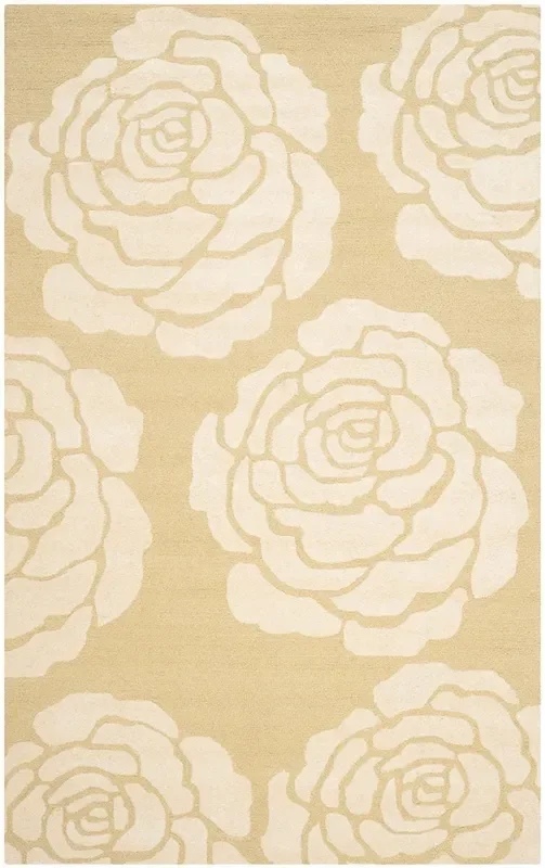 Safavieh Cambridge Cam782Q Light Gold / Ivory Rugs