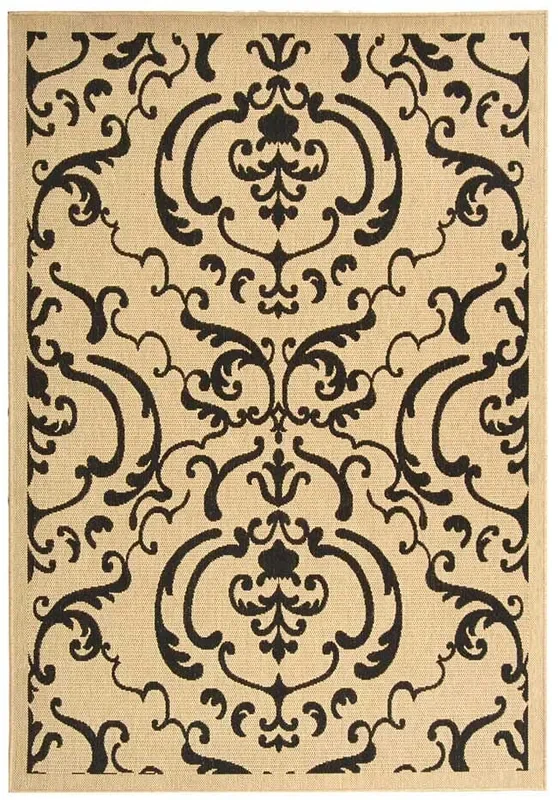 Safavieh Courtyard cy2663-3901 Sand / Black Rugs