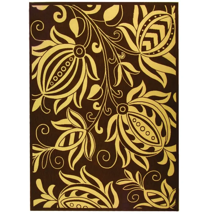 Safavieh Courtyard cy2961-3409 Chocolate / Natural Rugs