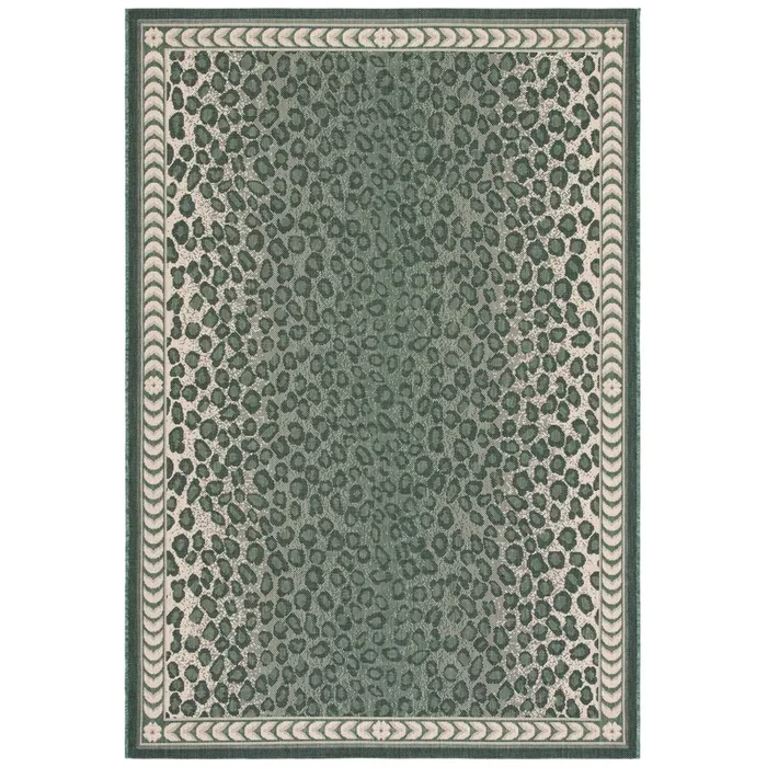 Safavieh Courtyard Cy6100-32212 Dark Green/Ivory Rugs