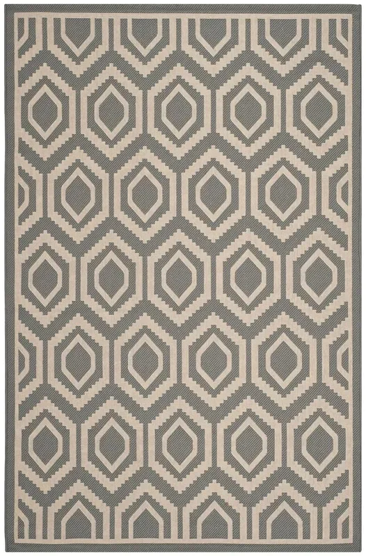 Safavieh Courtyard Cy6902-246 Anthracite / Beige Rugs