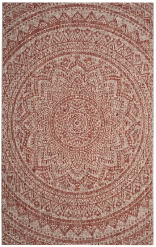 Safavieh Courtyard Cy8734-36512 Light Beige/Terracotta Rug