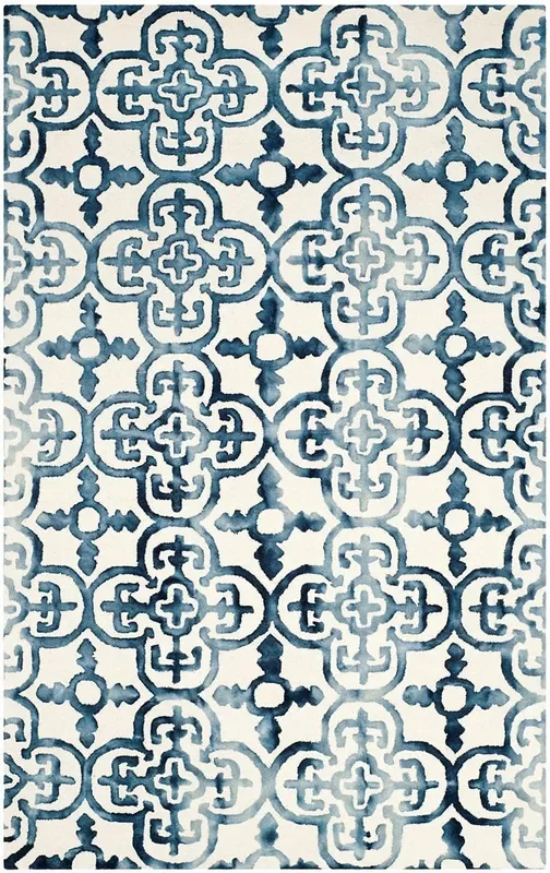 Safavieh Dip Dye Ddy711P Ivory / Navy Rugs