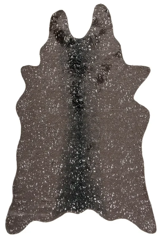 Safavieh Faux Cow Hide Fch206H Dark Grey/Silver Rug