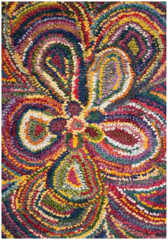 Safavieh Fiesta Shag Fsg383M Multi Rugs