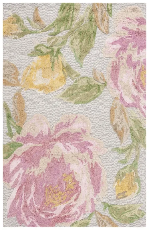 Safavieh Glamour Glm603U Pink/Grey Rug