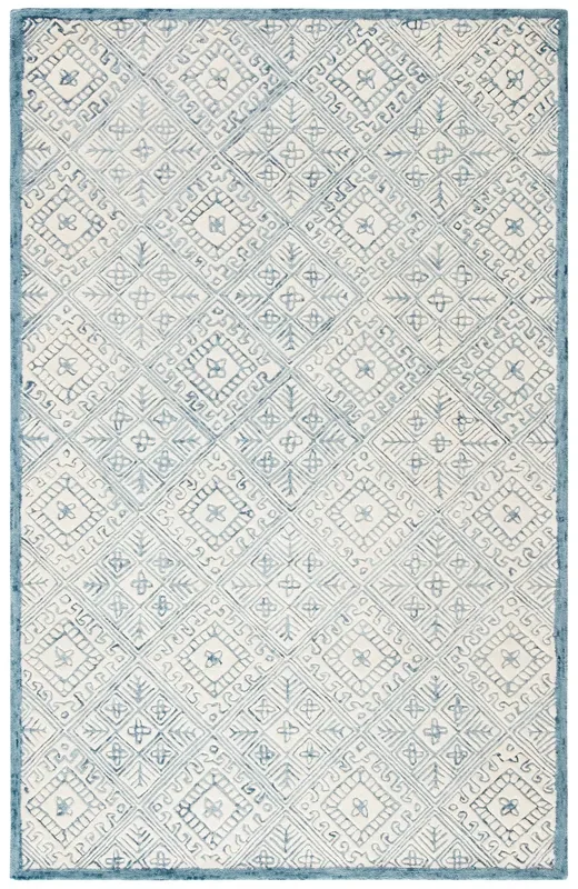 Safavieh Glamour Glm660M Blue/Ivory Rugs