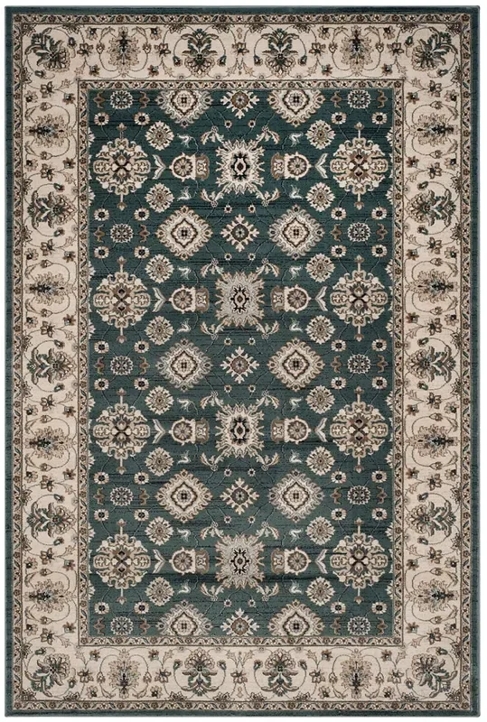 Safavieh Lyndhurst Lnh332T Teal / Cream Rugs
