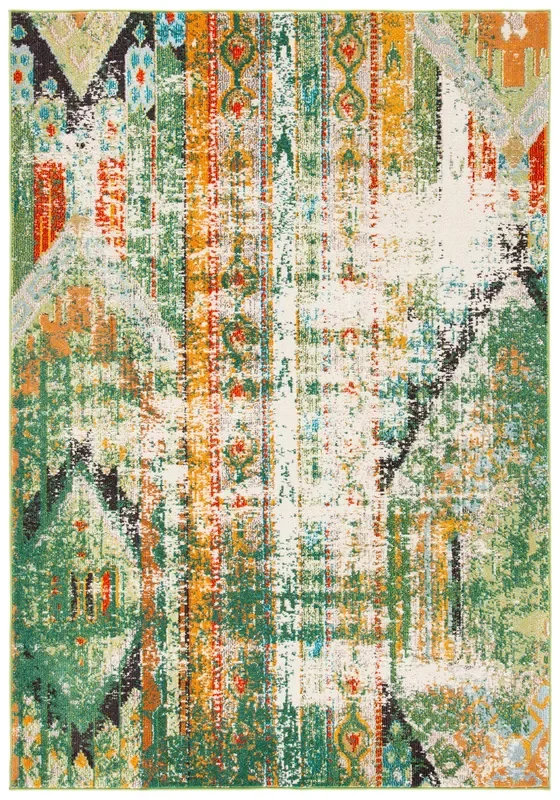 Safavieh Madison Mad422Y Green/Orange Rugs